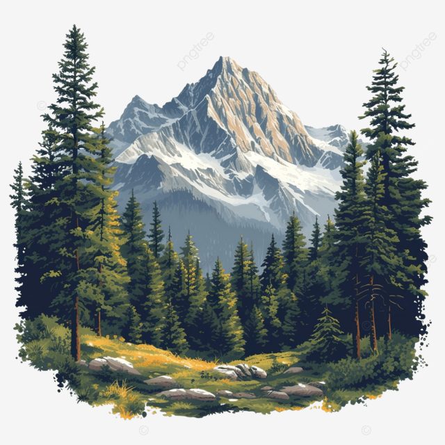 زمین جنگلی و کوهستانی