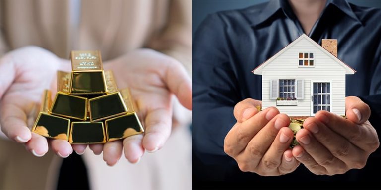 نقدشوندگی طلا در برابر امنیت سرمایه در ملک